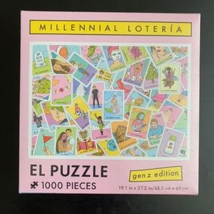 1000 Piece El Puzzle- Millennial Loteria Gen Z Edition